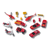 15 Pcs Diecast Fire Team Vehicles Kids Toy- Assorted
